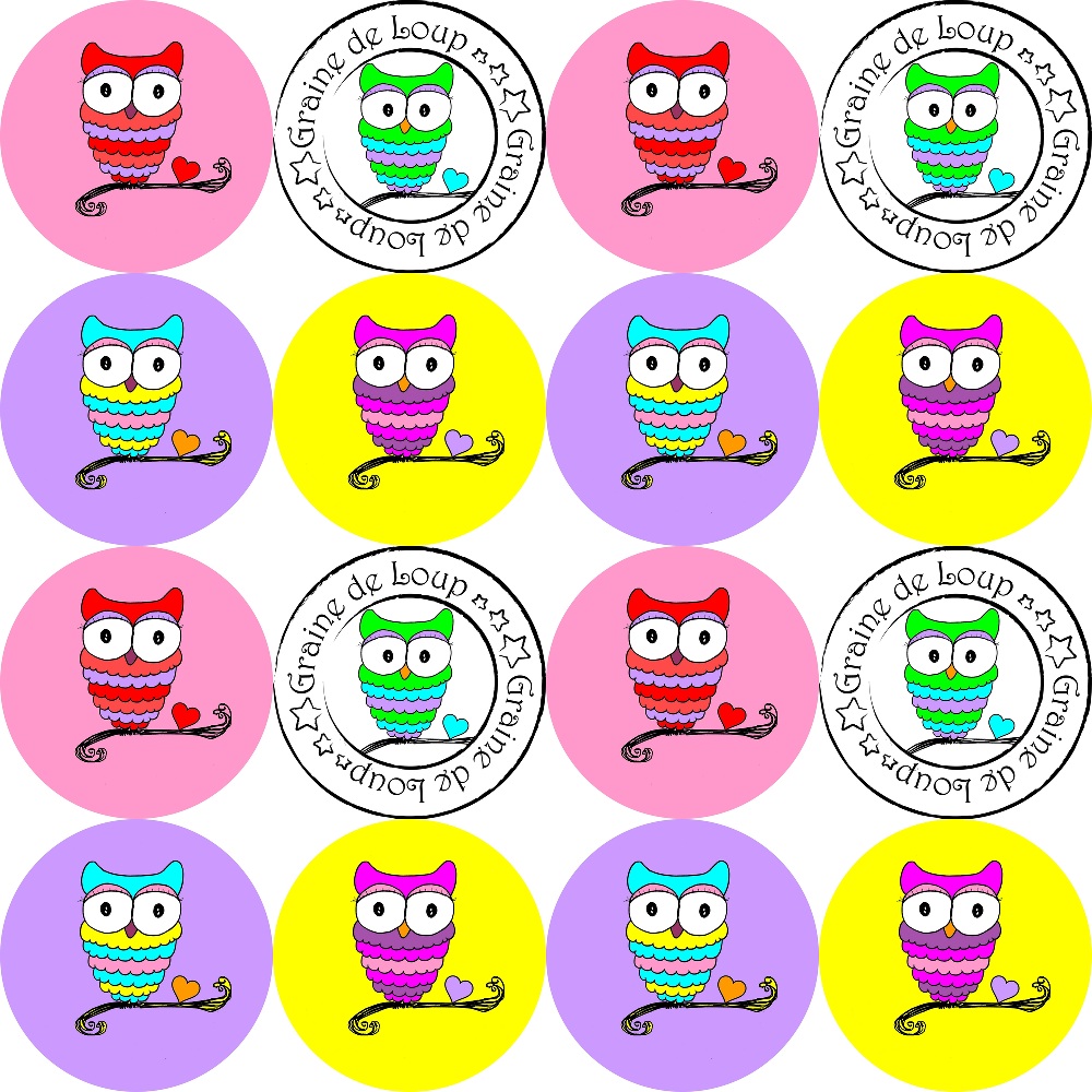 Design: Zhiboux Graine de Loup, Les ZhibouxChouettes de Graine de Loup enfin sur tissus !!! ;)