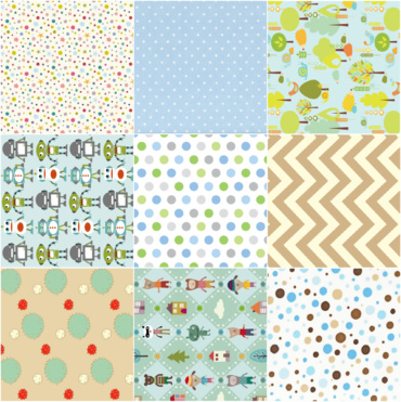 Design: Faux patchwork garçon, Faux patchwork pour bébé, ou petit garçon