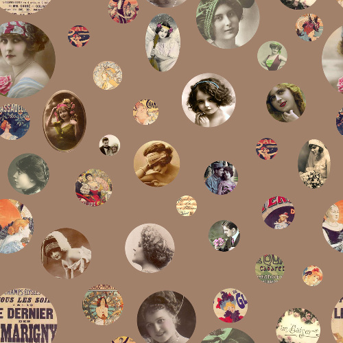 Design: "rétro dot" by etpourquoipaslalune, rétro, vintage et autre belle époque inspire ce motif à pois... 