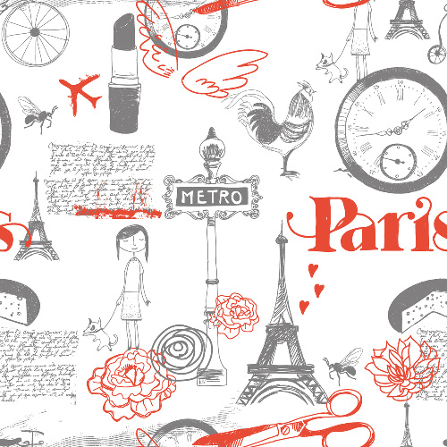 Design: Paris tangerine by etpourquoipaslalune, 