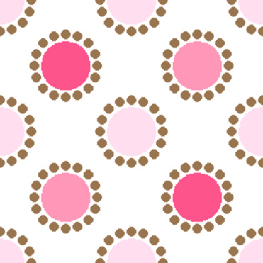 Design: Pop rose, Motif Pop rose. Pour voir le rendu du motif sur tissu, rendez-vous sur mon blog : http://tiboudpapier.blogspot.fr/. N'hésitez pas à me contacter pour toutes questions.