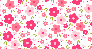 Design: Fleurs " Louise ", Petites fleurs d'esprit liberty et tons roses très girly.
Pour voir le rendu du motif sur tissu, rendez-vous sur mon blog : http://tiboudpapier.blogspot.fr/. N'hésitez pas à me contacter pour toutes questions.