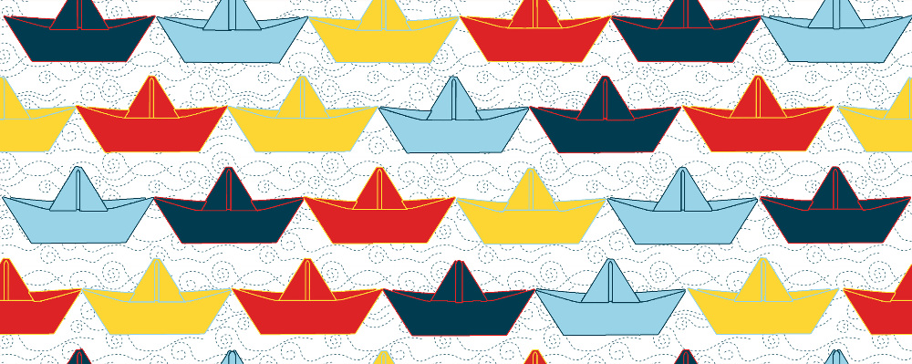 Design: paper boat multico, 