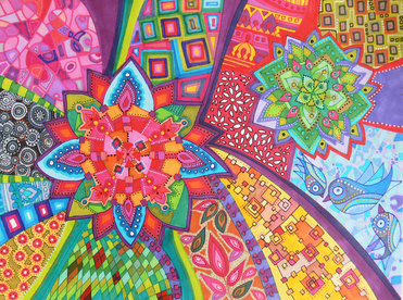 Design: Lolitas, Flowers, flores, fleurs, multicolor