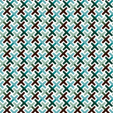 Design: Agent X bleu et marron, Petits motifs pour petits détails