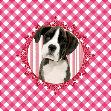 Design: coussin chien, 