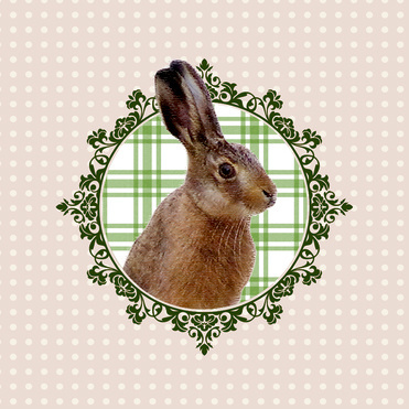 Design: coussin lapin, 