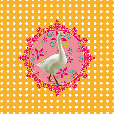 Design: coussin oie, 