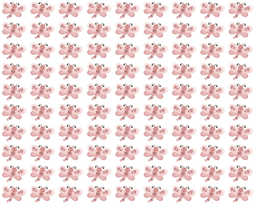 Design: PAPILLON ROSE, 