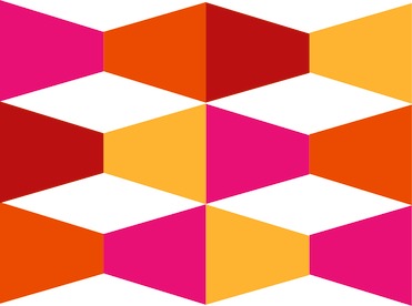 Design: géométrique 2, motif géométrique, tons chaud.