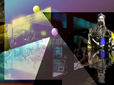 Design: Window Screen, Cette image un peu étrange donne un effet éthnico-clownesque.