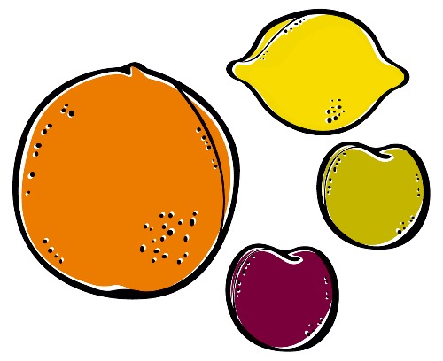 Design: fruits, 