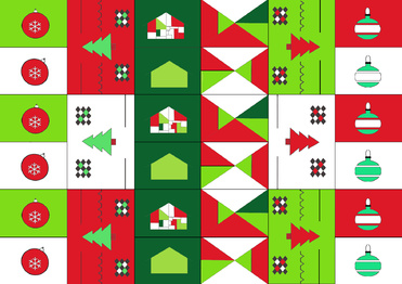 Design: Noel en couleur, Ce papier cadeau accompagnera vos fêtes enchantées !