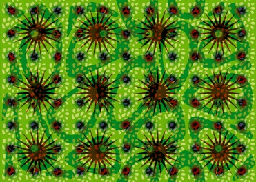Design: Néo Batik 1, Ce printemps, mettez vous au vert ! À coordonner avec Néo Batik 2

©2013 Marie Bazin
