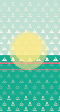 Design: Rayon Vert, Des petits bateaux au soleil… C'est l'été!