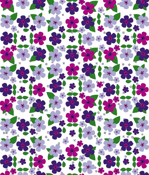 Design: hortensia, Multiplication, abondance de fleurs colorées, inspiré des fleurs d'hortensia. Sympa pour des coussins ou foulards...