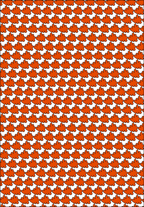 Design: petits nuages orange, nuages orange enfants