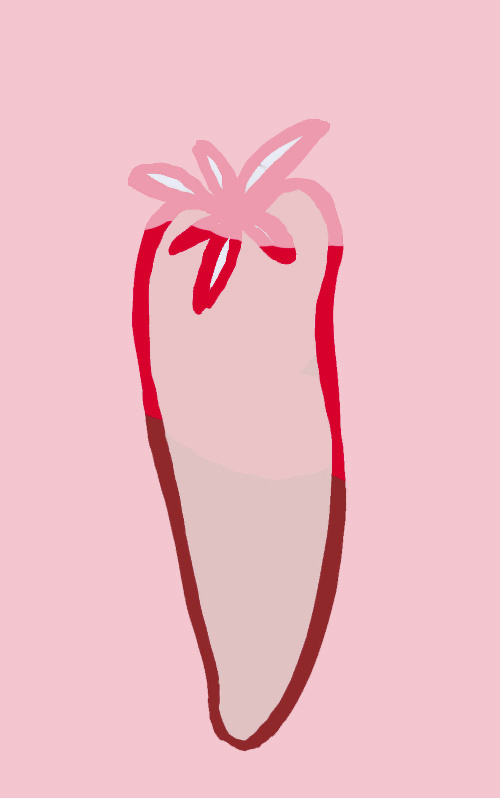 Design: pink strawberry, 