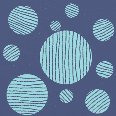 Design: Voyage spatial 5, Voyage spatial... des bulles, des planètes, des soleils... 3, 2, 1 prêt... partez !