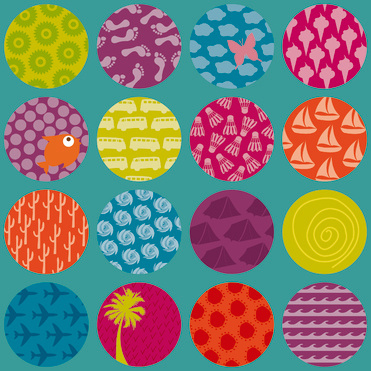 Design: artlequin 2, <p>"Motif gagnant du concours " Un air de vacances ".&nbsp; En vente sur ce     site, ce tissu est imprim&eacute; en France, via un processus     &eacute;co-responsable."</p>
<p>Cr&eacute;ation : www.artlequin.be</p>