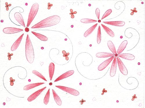 Design: Fantasies de Fleurs , Un jardin de fleurs pastelles ...