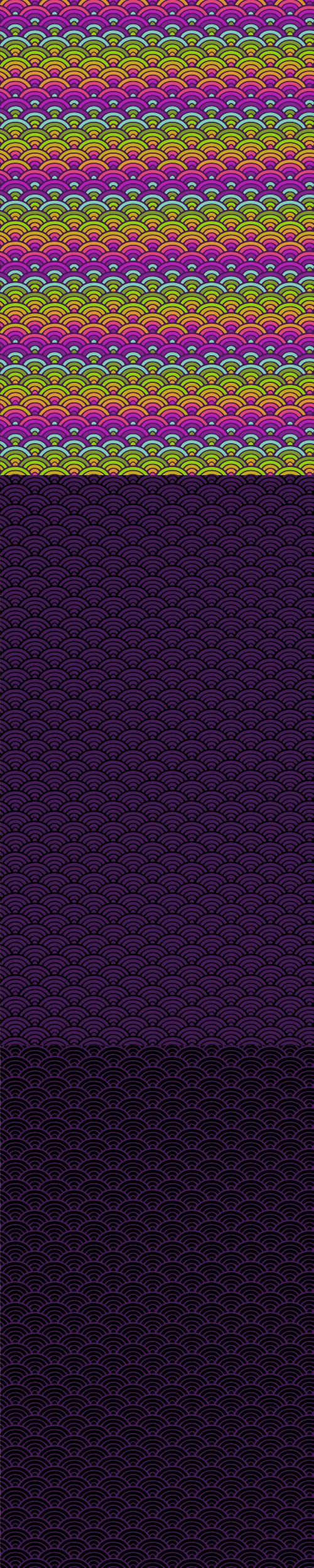 Design: Seigaiha echantillonnage, 