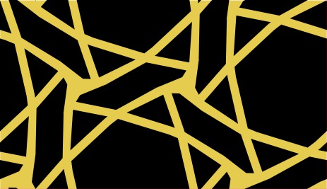 Design: Stars and triangles (B&G) , Un graphisme qui se joue de votre regard. Vous verrez parfois des étoiles mais si vous changez votre point de vue peut-être seront-se les triangles qui se révéleront ?